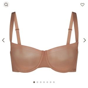 SKIMS NO SHOW UNLINED BALCONETTE BRA SIENNA
